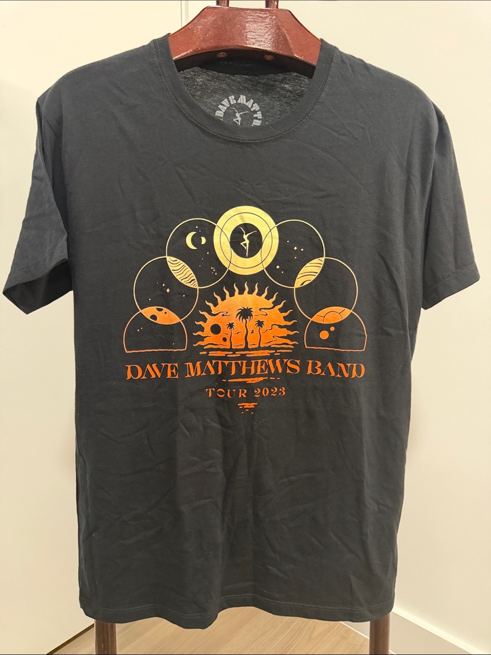 Dave Matthew's Band Tour 2023 Black Graphic Tee
Shirt. Sz M